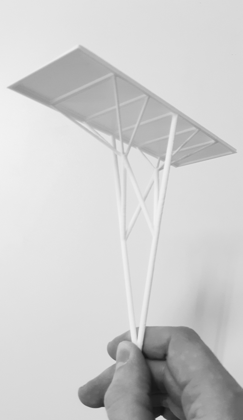 Illustration - détail d'une pile en maquette