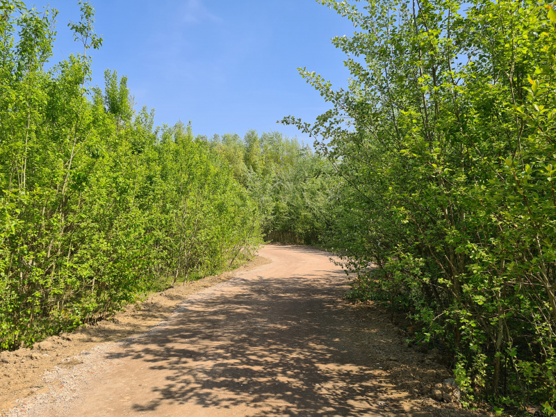 Illustration - La voie verte en chantier, avril 2022