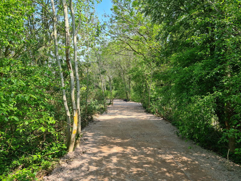 Illustration - La voie verte en chantier, avril 2022