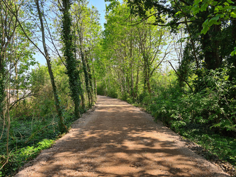 Illustration - La voie verte en chantier, avril 2022