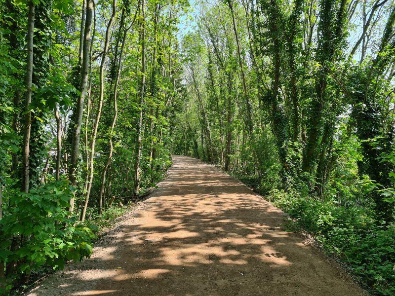 Illustration - La voie verte en chantier, avril 2022