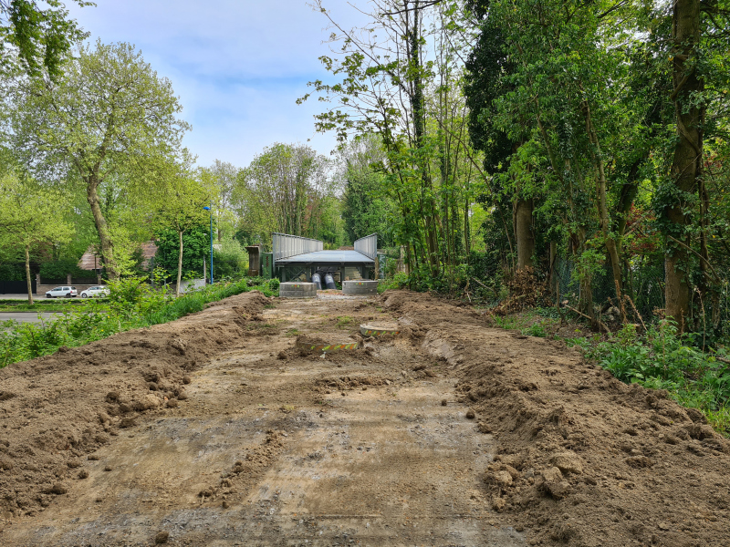Illustration - La voie verte en chantier, avril 2022