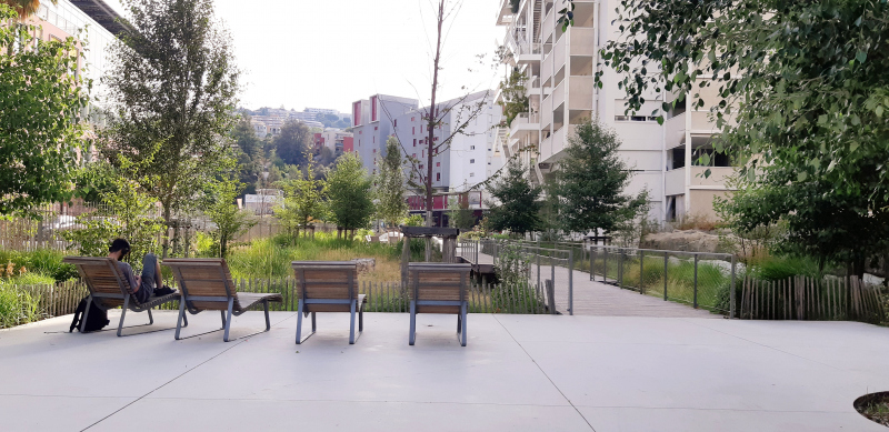 Illustration - Terrasse du jardin Robini