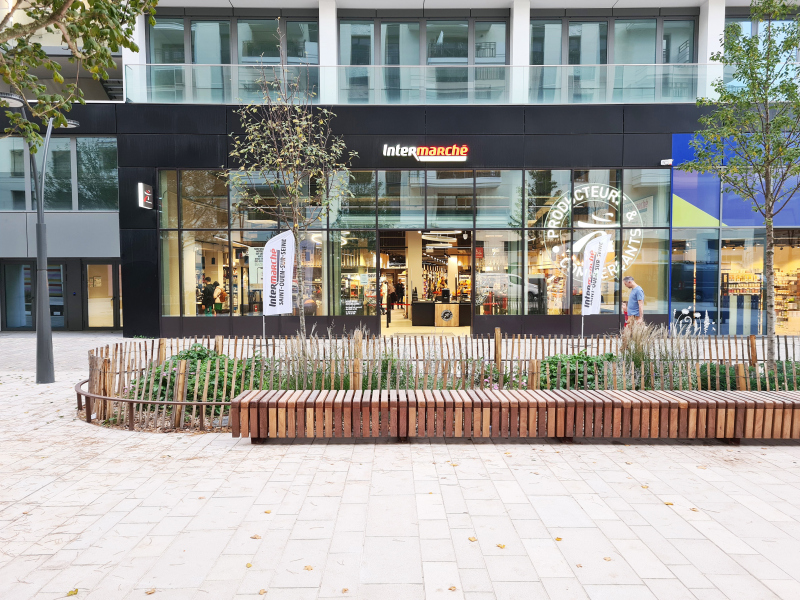 Illustration - La première section livrée du cours des Lavandières, en octobre 2022