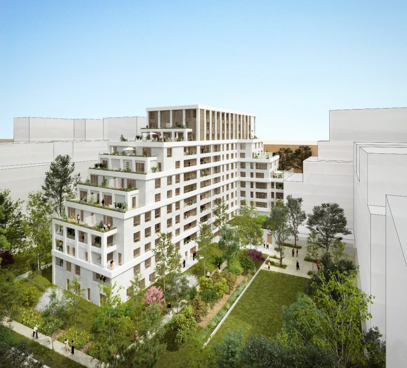 Illustration - Perspective cœur d’ilot