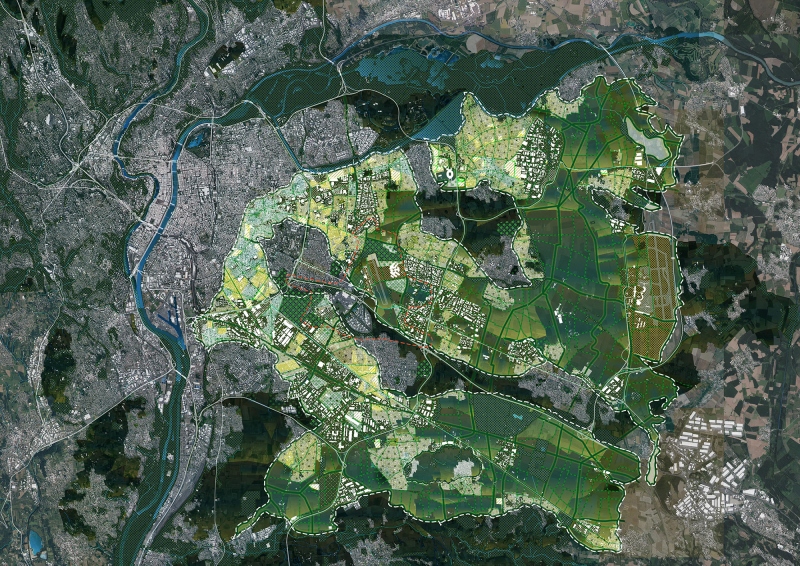 Illustration - Grande carte Porte des Alpes