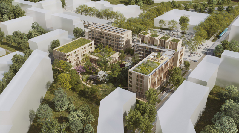 Illustration - Vue aérienne ©Naska Studio Naska