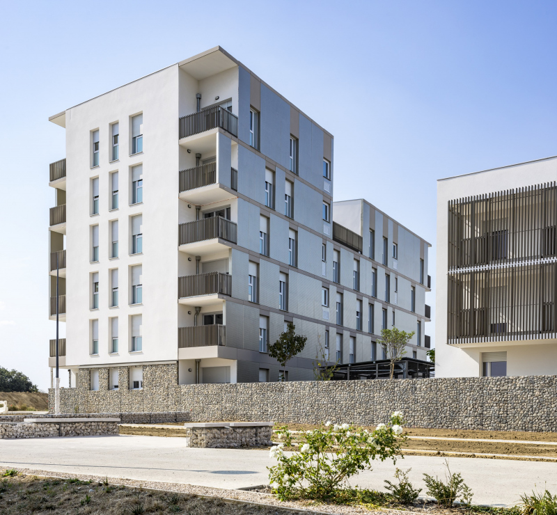 Illustration - Vue sur la percée entre les bâtiments