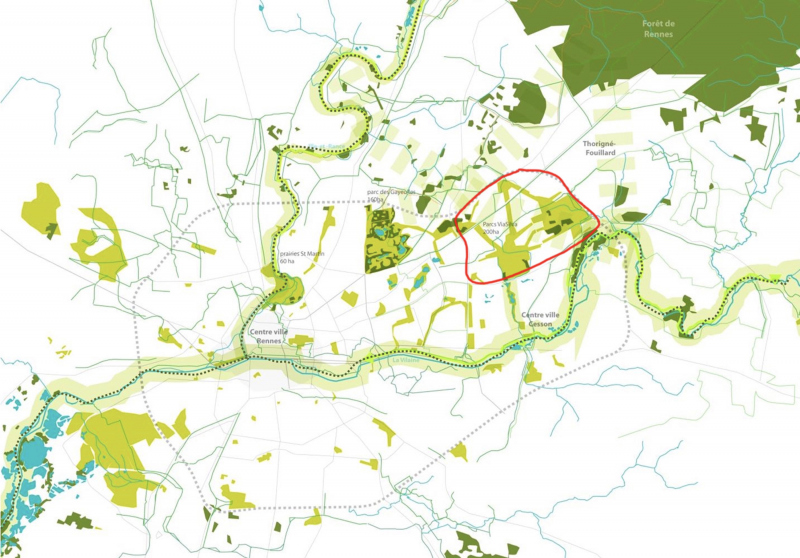 Illustration - Viasilva à l’échelle rennaise