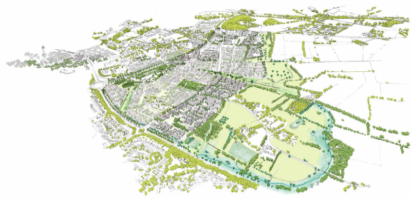 Illustration - Axonométrie de la première phase