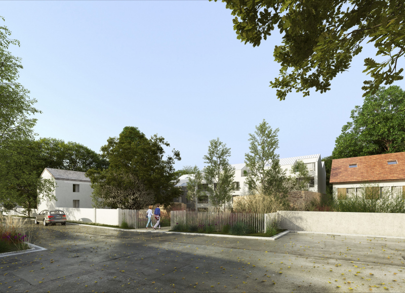 Illustration - Vue depuis la rue Alexis Petithomme