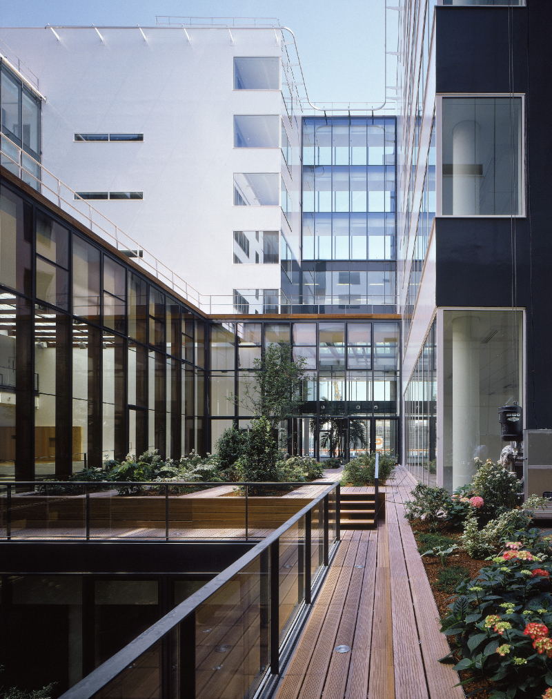 Illustration - Le jardin en coeur d'îlot