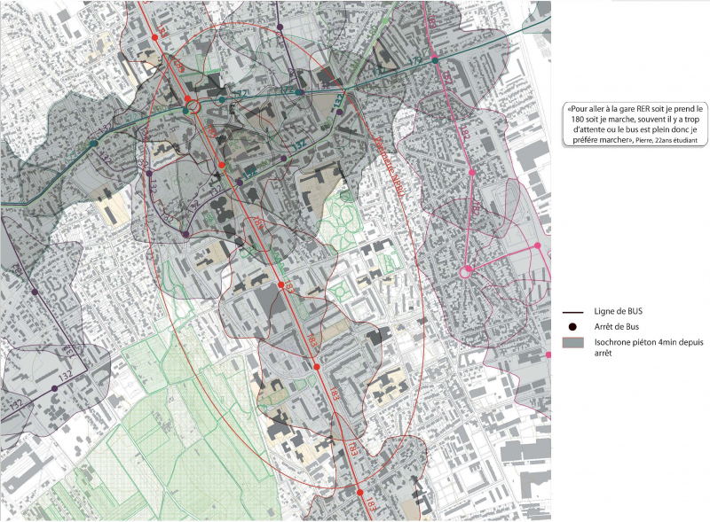 Illustration - Isochrones aujourd’hui