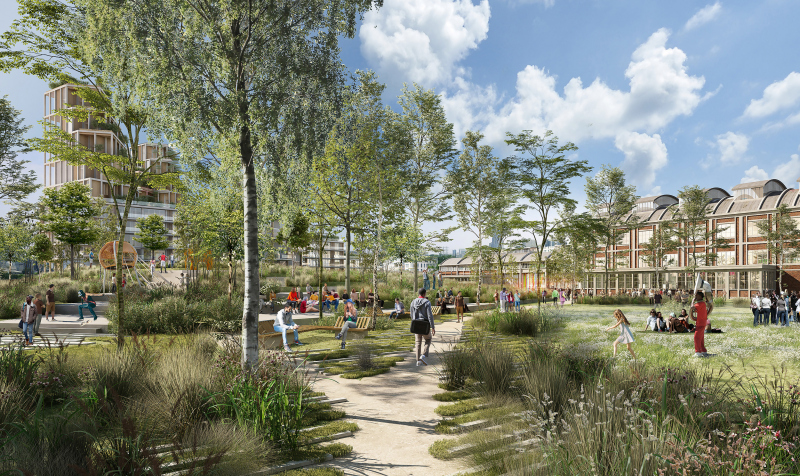 Illustration - Au cœur du Parc des Cathédrales, entre la fraîcheur de la colline boisée et l’effervescence de la plaine culturelle ©BY ENCORE