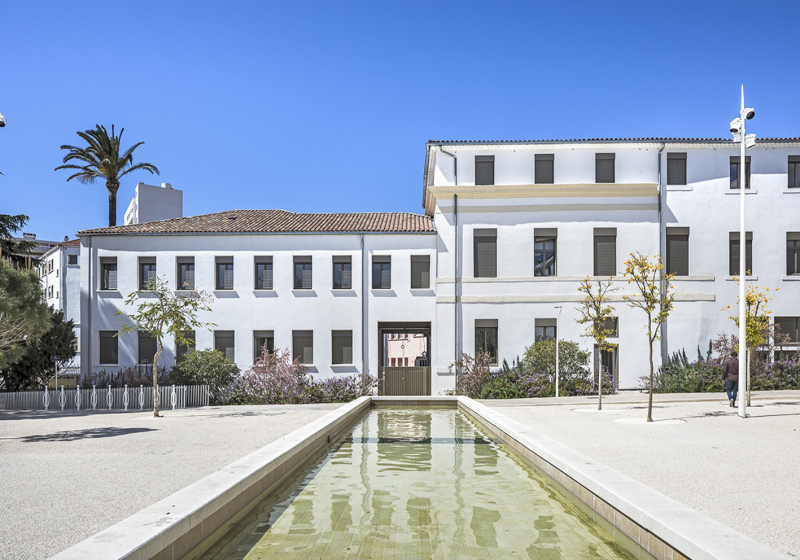Illustration - Vue sur le parc – Une façade classée -©Sergio Grazia