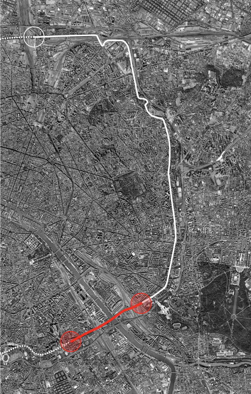 Illustration - Plan de la section aménagée