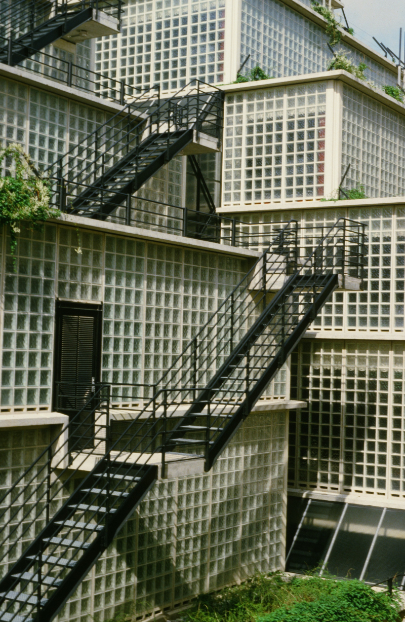 Illustration - Façades en pavés de verre