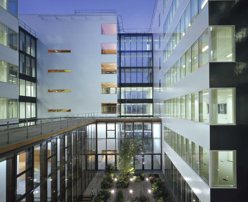 Illustration - Le coeur d'îlot la nuit