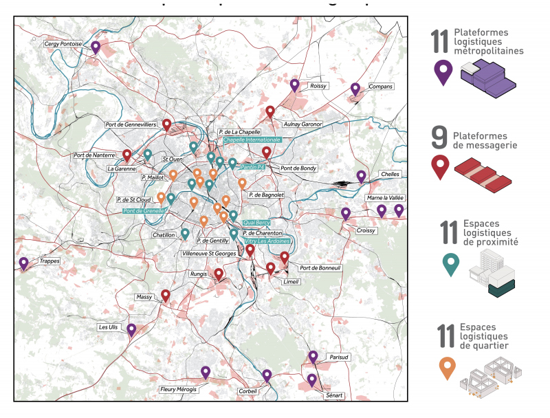 Illustration - Une stratégie logique métropolitaine – NCE Nombre de Colis Elevés.