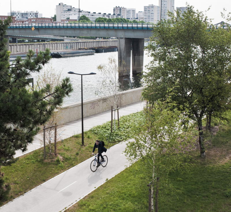 Illustration - Un lien piétonnier vers la Seine