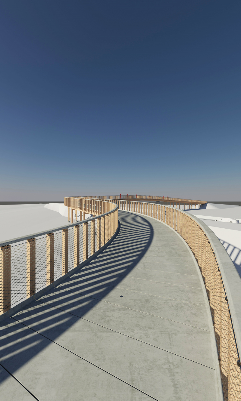 Illustration - Vue depuis la rampe côté Ker Lann