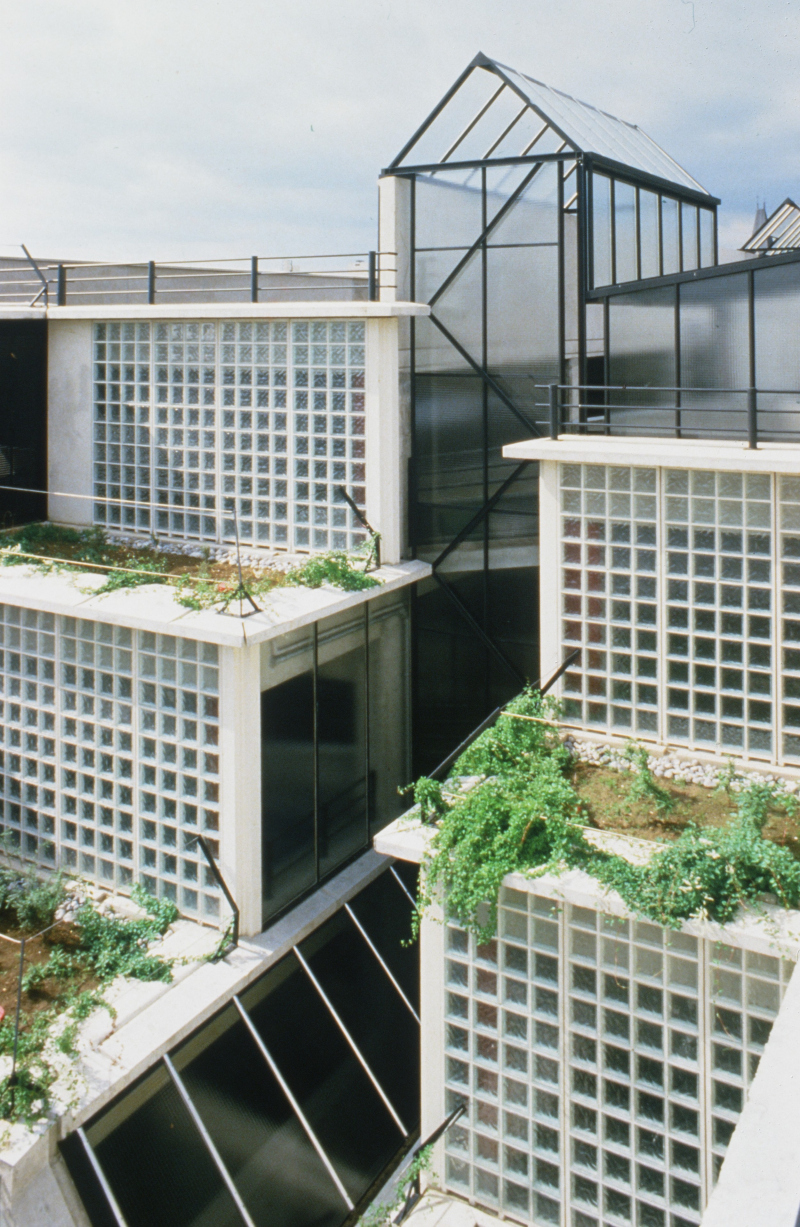 Illustration - Façades en pavés de verre