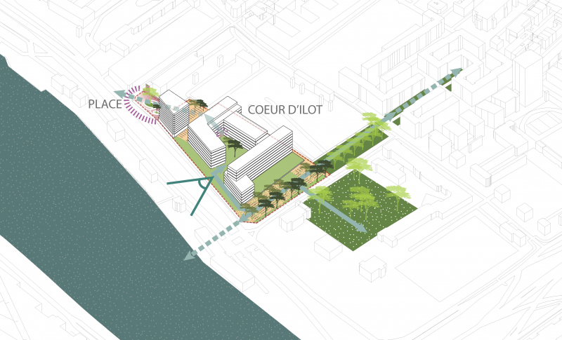 Illustration - Axonométrie programmatique