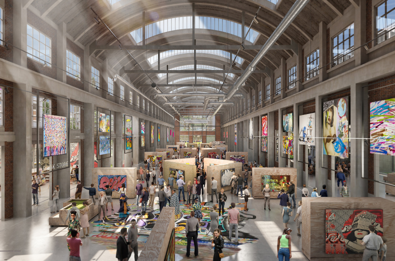 Illustration - Le nouveau musée du Hip hop au cœur du volume le plus majestueux de la Grande Cathédrale ©BY ENCORE