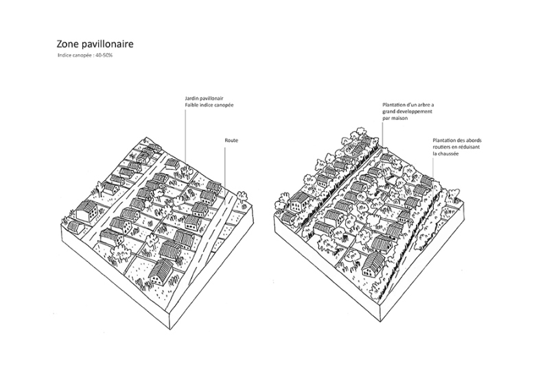Illustration - Zone pavillonnaire
