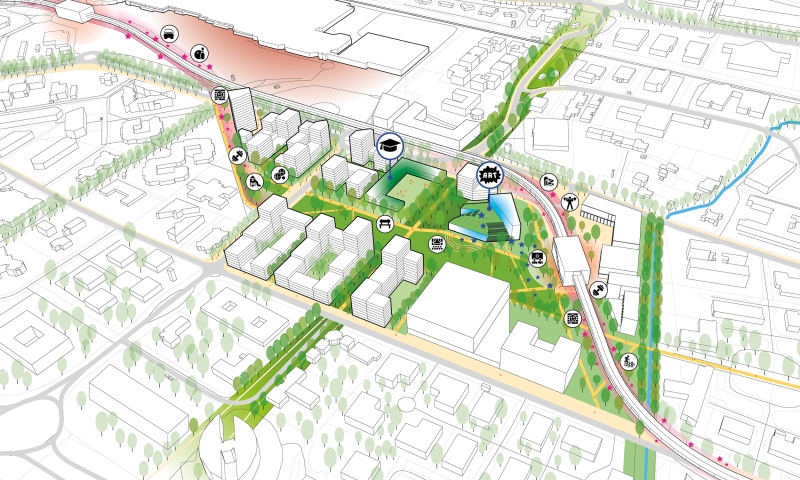 Illustration - Des futurs quartier ville du quart d’heure