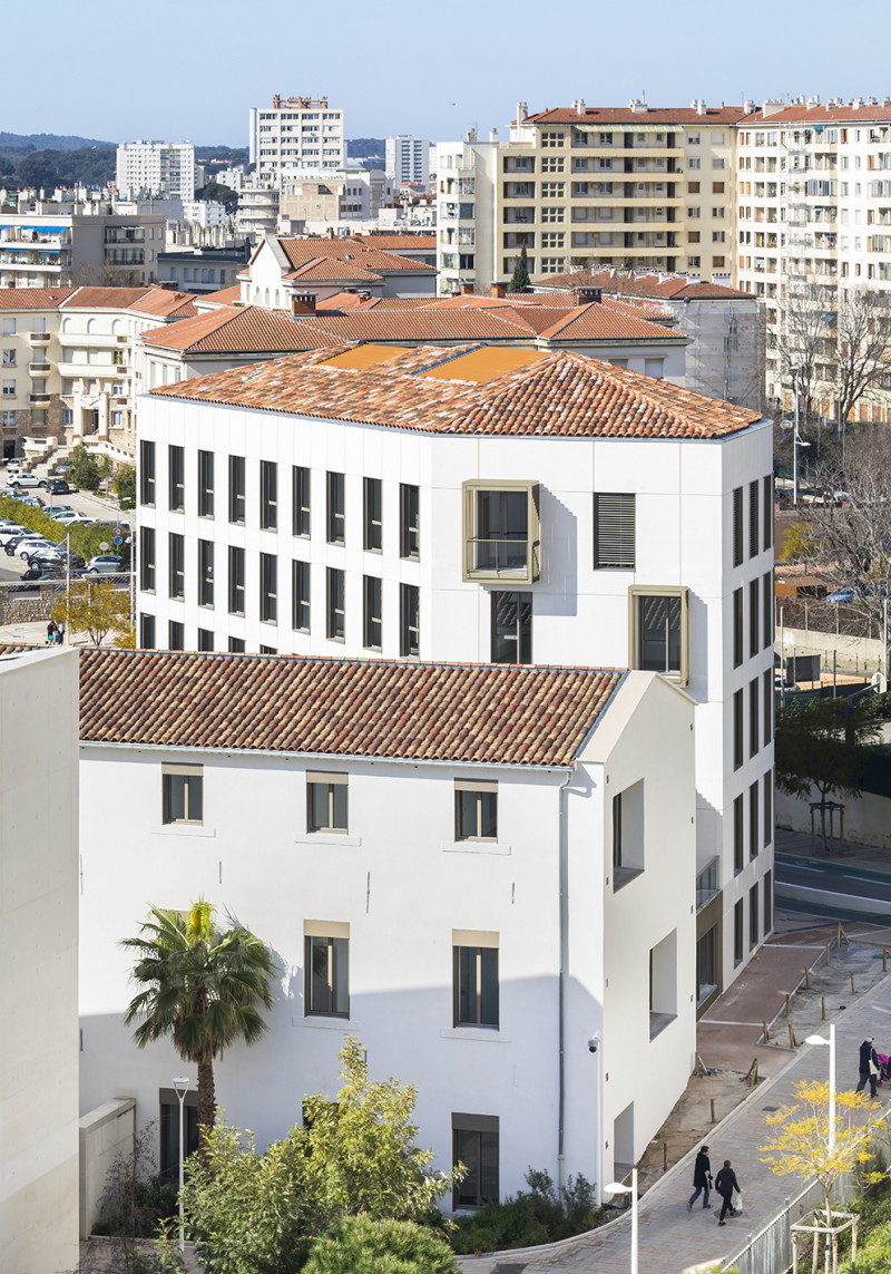 Illustration - Insertion du projet dans son contexte urbain / quartier Chalucet ©Sergio Grazia