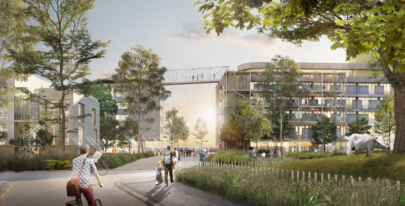 Illustration - Vue depuis la ville