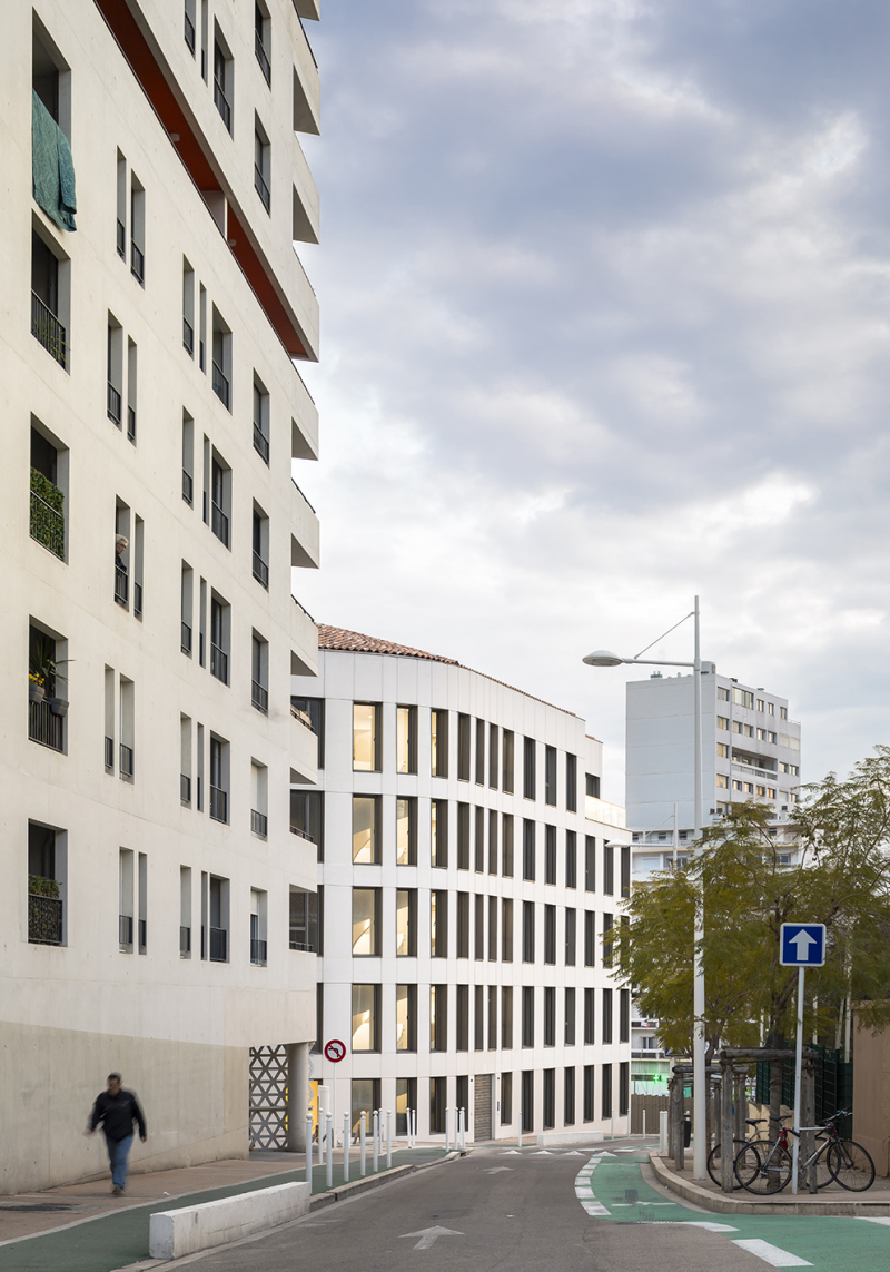 Illustration - Vue étendue / un projet dans un nouveau quartier-©Sergio Grazia