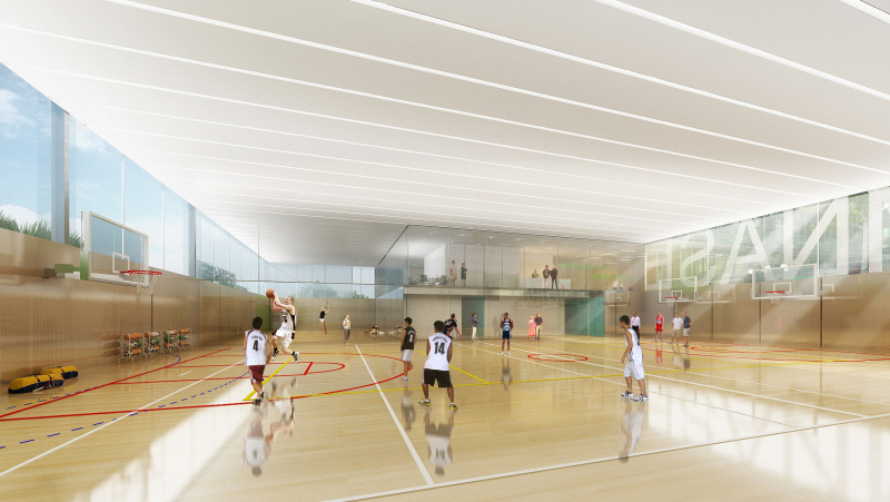 Illustration - Le centre sportif