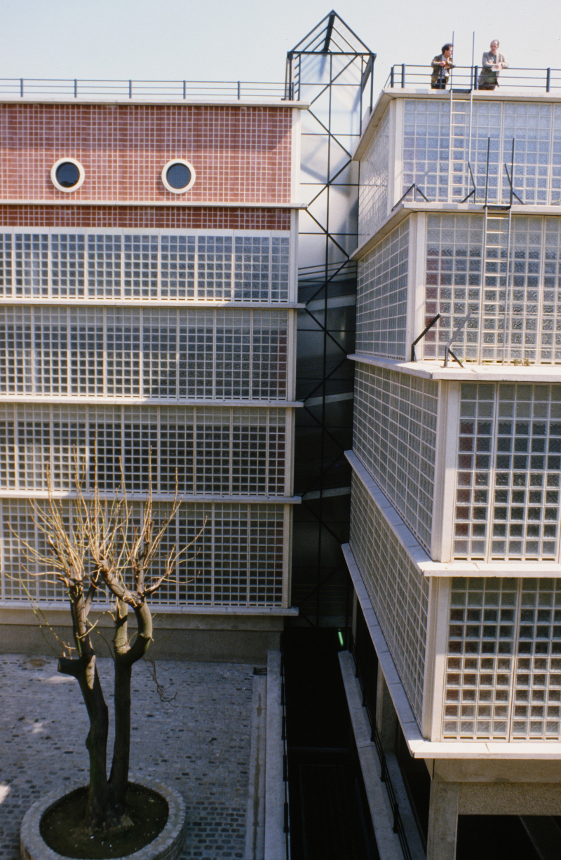 Illustration - Façades en pavés de verre