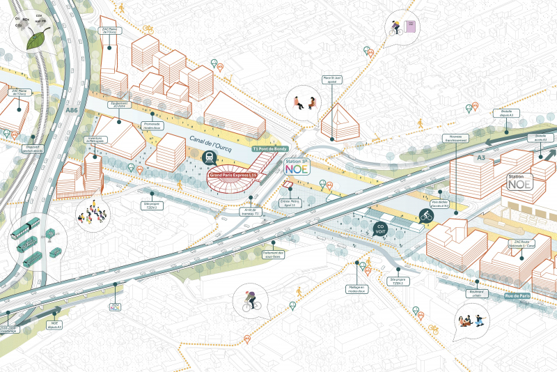 Illustration - Réduire les nuisances urbaines et paysagères liées aux infrastructures autoroutières