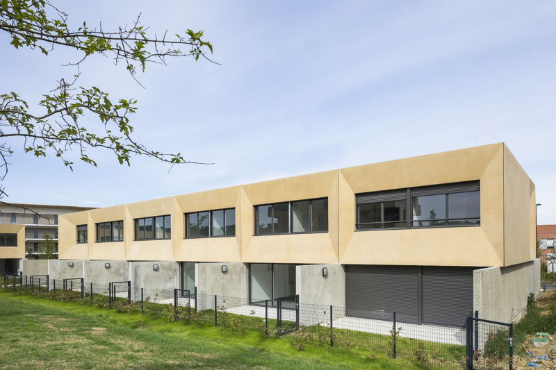 Illustration - Vue sur les jardins des villas