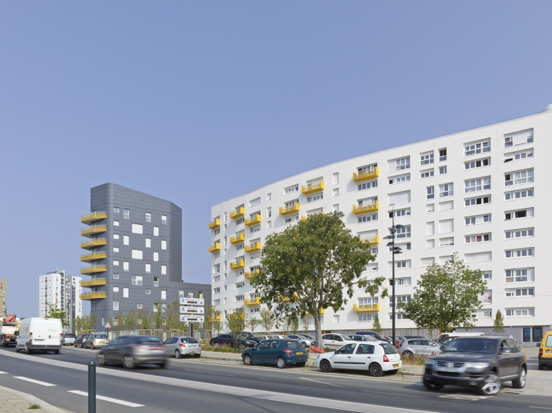 Illustration - Vue en venant de l’Est sur le boulevard de Sarrebruck