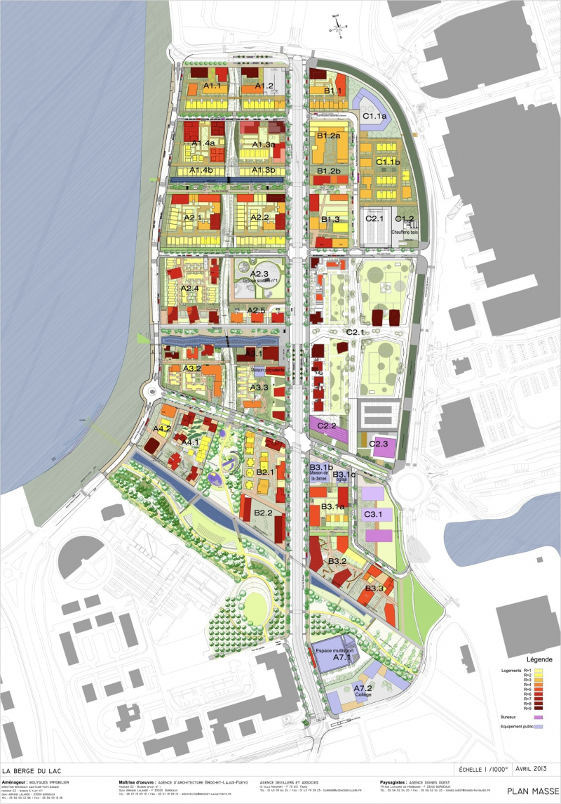 Illustration - Plan directeur du quartier Ginko