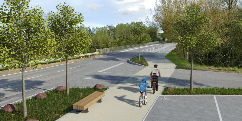 Illustration - Vue depuis le parking