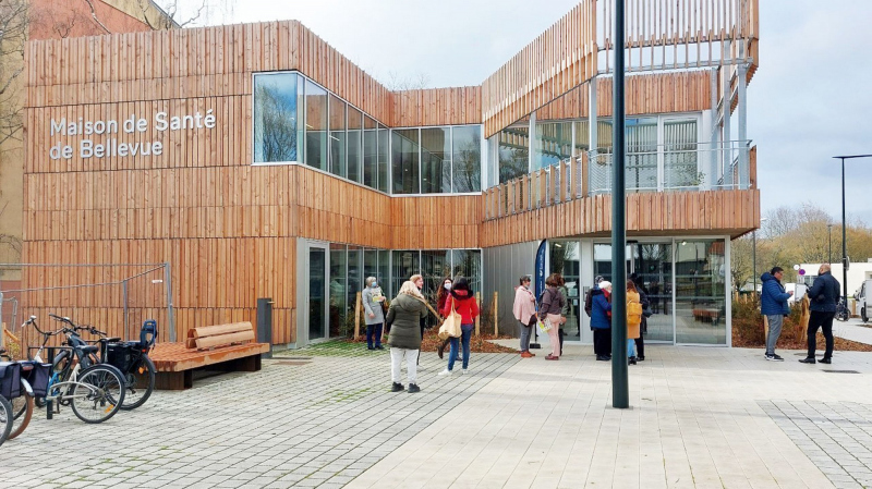 Illustration - Nouvelle Maison PluriProfessionnelle de Santé (moe : DLW Architectes, moa : LOD, coordination urbaine : D&A))