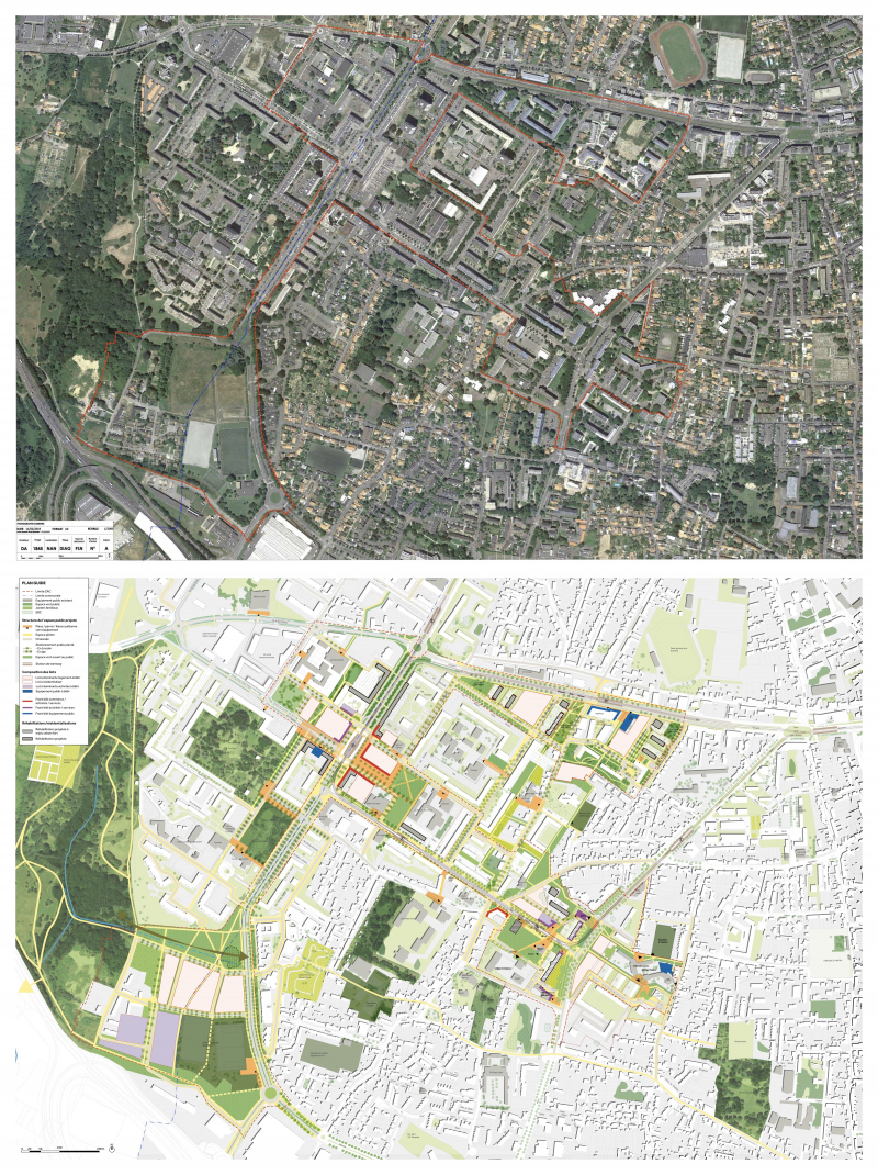 Illustration - Photo aérienne – Plan guide