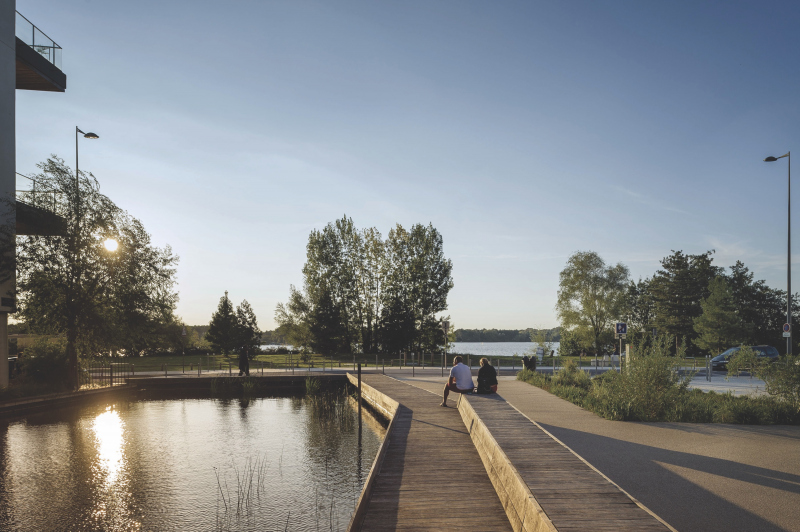 Illustration - Un quartier avec vue sur le Lac