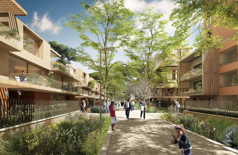 Illustration - Venelle au sein du nouveau quartier