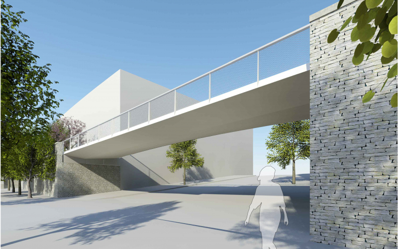 Illustration - Vue depuis la promenade Marco Polo