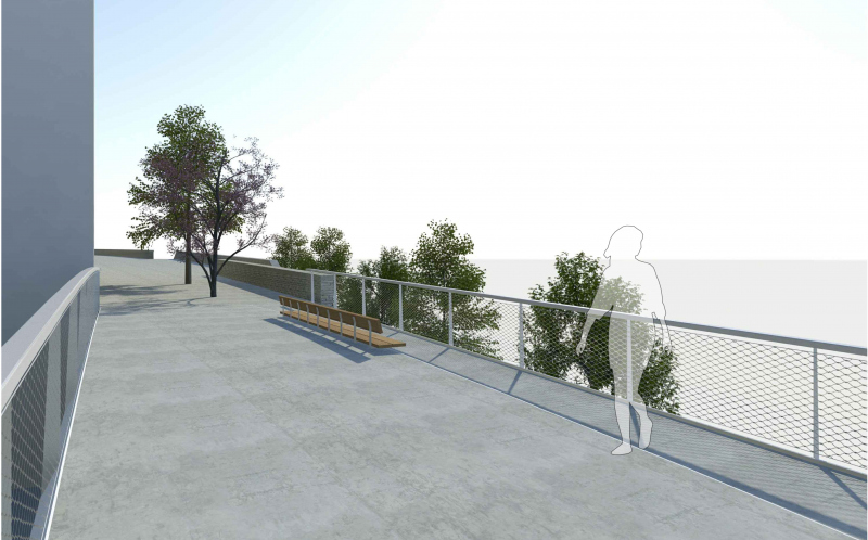 Illustration - Vue depuis la passerelle