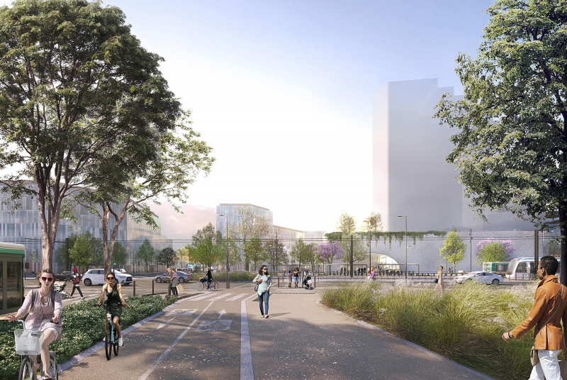 Illustration - Depuis l'avenue Roger Salengro