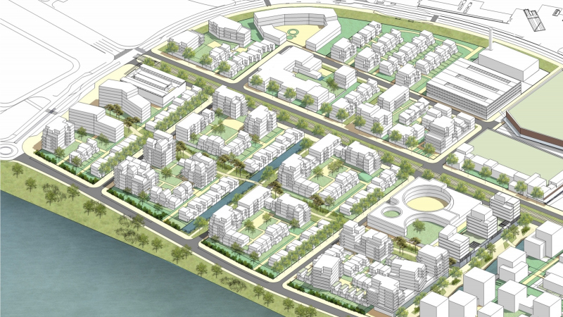 Illustration - Vue axonométrique de la phase 1 et 3