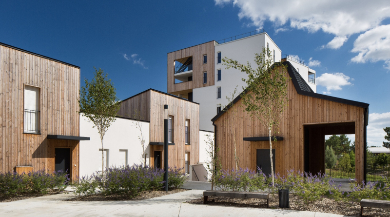 Illustration - Vue sur l’intérieur d’un macro ilot complexe avec diversité typomorphologique