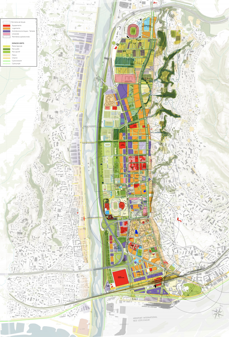 Illustration - Plan directeur Grand Meridia (300ha)